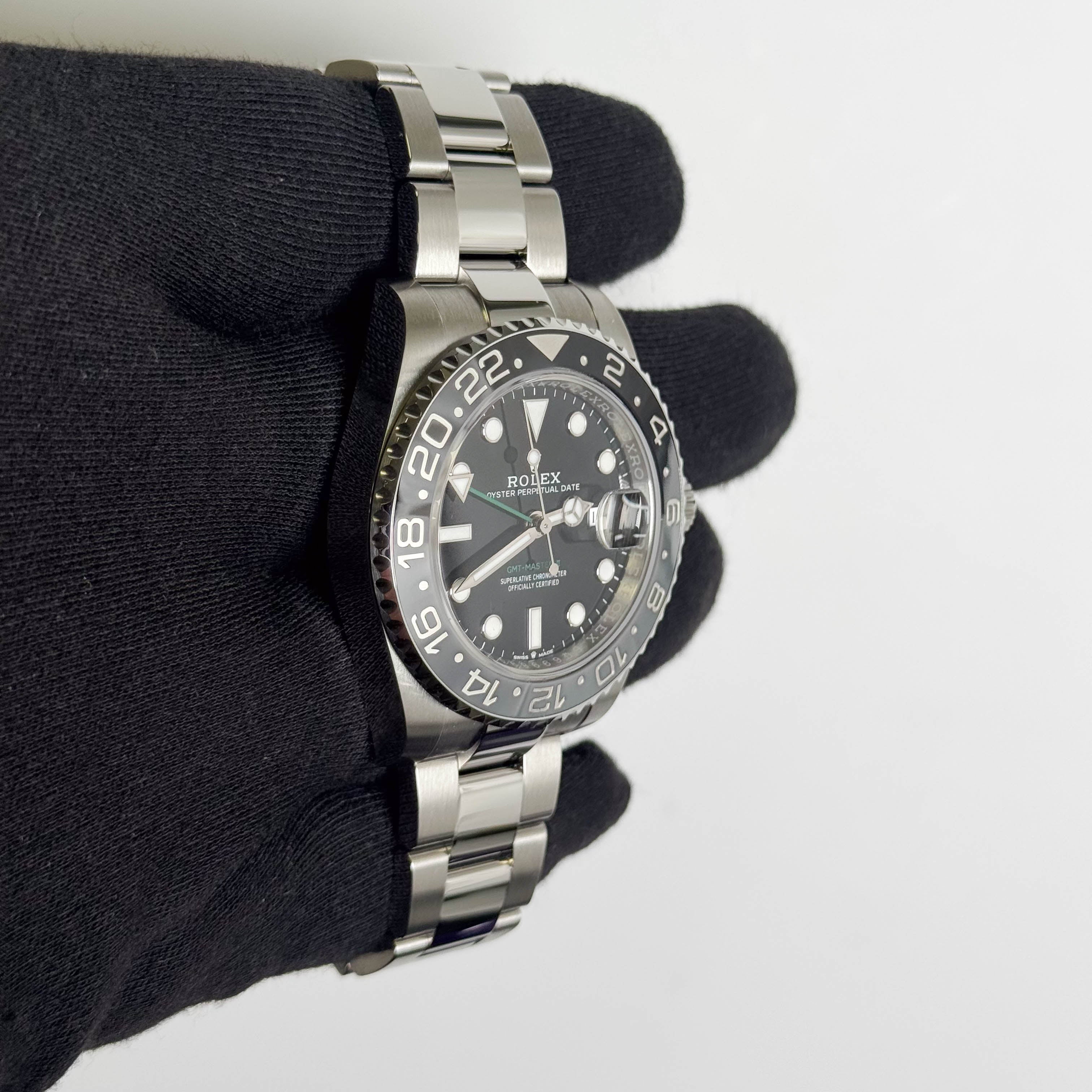 Rolex GMT-Master II 40mm Black Dial Watch Ref# 126710GRNR - Happy Jewelers Fine Jewelry Lifetime Warranty
