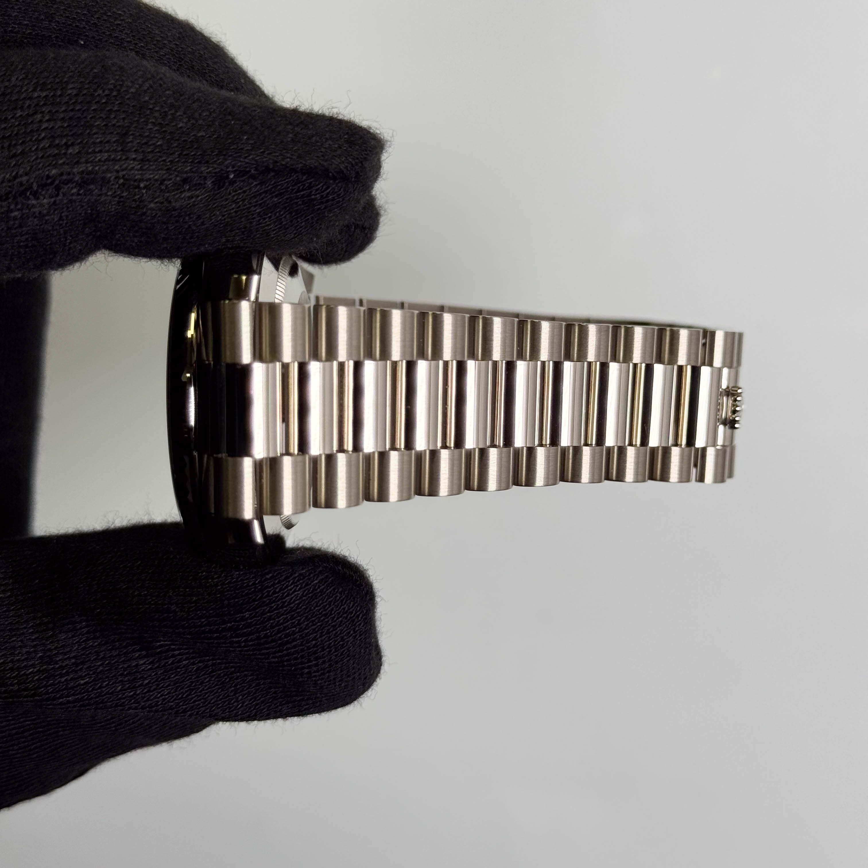 Rolex Day-Date 40mm Diamond Pave Dial with Baguette Hour Markers Ref 228239
