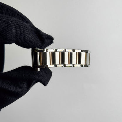 Cartier Tank Francaise 20mm Two Tone Stainless Steel Rose Gold Pink MOP Dial Watch Ref# W51027Q4 - Happy Jewelers Fine Jewelry Lifetime Warranty