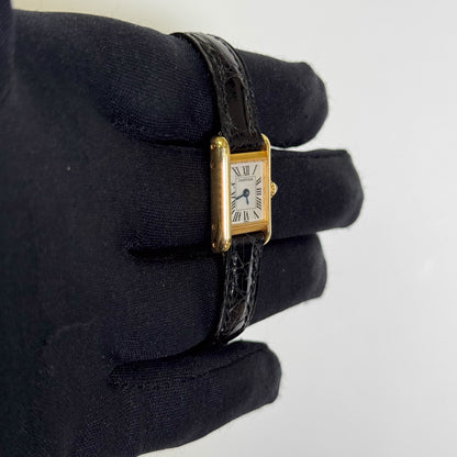 Cartier Mini Tank 15mm White Dial Watch Ref# W1501856