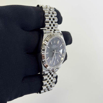 Rolex Datejust 41mm Rhodium Dial Watch Ref# 126334 - Happy Jewelers Fine Jewelry Lifetime Warranty