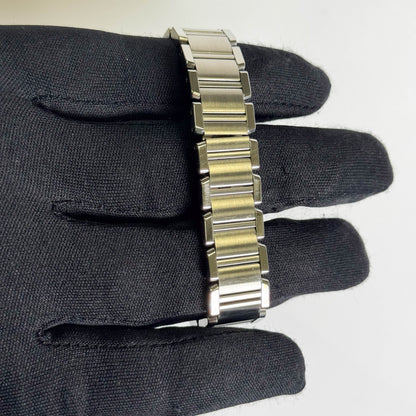 Cartier Tank Stainless Steel 20mm Ivory Dial Watch Ref# W51008Q3 - Happy Jewelers Fine Jewelry Lifetime Warranty