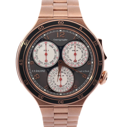 F.P. Journe Centigraphe LineSport 44mm Rose Gold Gray Dial Ref# CT2 RG BR - Happy Jewelers Fine Jewelry Lifetime Warranty
