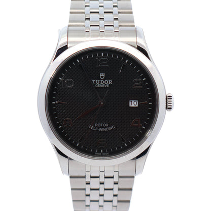 Tudor 1926 41mm Stainless Steel Black Dial Ref# 91650 - Happy Jewelers Fine Jewelry Lifetime Warranty