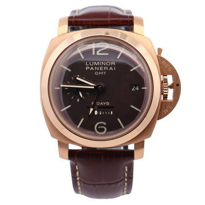 Panerai Luminor 44mm Brown Dial Watch Ref# PAM00289 - Happy Jewelers Fine Jewelry Lifetime Warranty