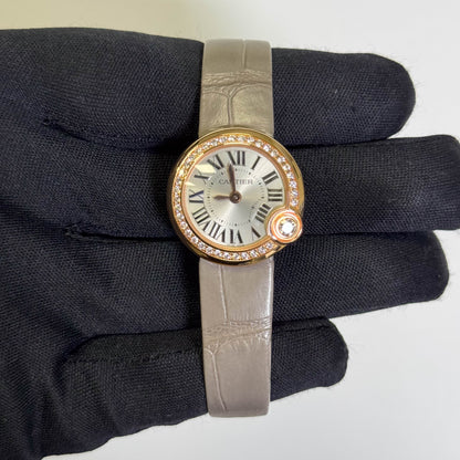 Cartier Ballon Blanc De 26mm Silver Dial Watch Ref# WJBL0006