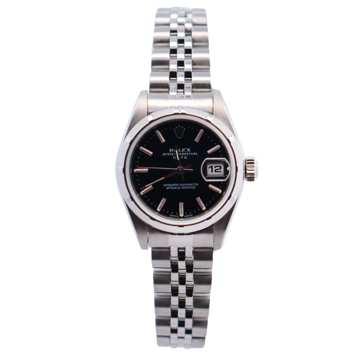 Rolex Oyster Perpetual 26mm Black Dial Watch Ref# 69190 