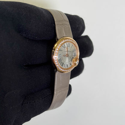 Cartier Ballon Blanc De 26mm Silver Dial Watch Ref# WJBL0006