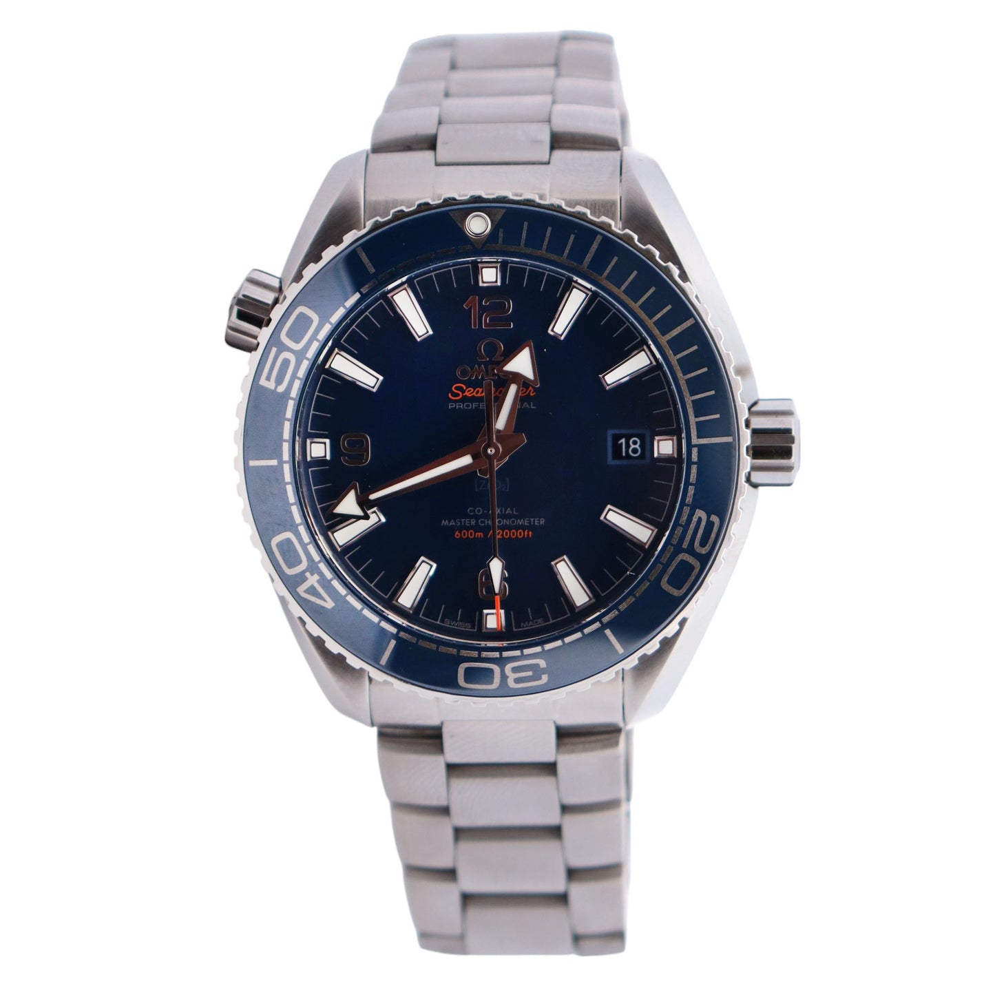 Omega Seamaster 43.5mm Blue Dial Watch Ref# 215.30.44.21.03.001