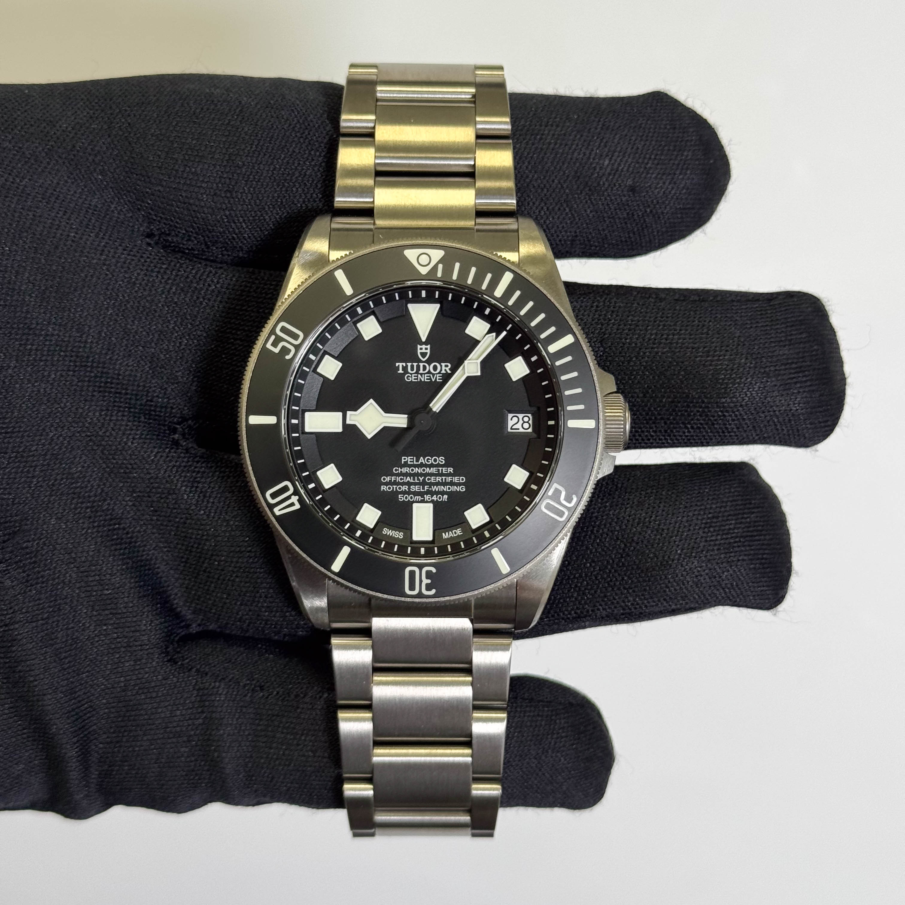 Tudor Pelagos 42mm Black Dial Watch Ref# 25600TN - Happy Jewelers Fine Jewelry Lifetime Warranty