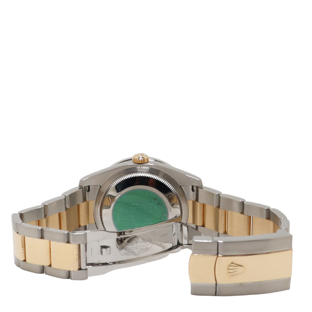 Rolex Datejust Two Tone Yellow Gold & Steel 36mm White Roman Dial Watch Reference#: 116233 - Happy Jewelers Fine Jewelry Lifetime Warranty