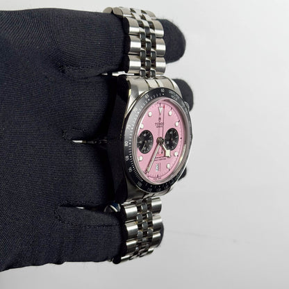 Tudor Black Bay 41mm Pink Dial Watch Ref# 79360N - Happy Jewelers Fine Jewelry Lifetime Warranty