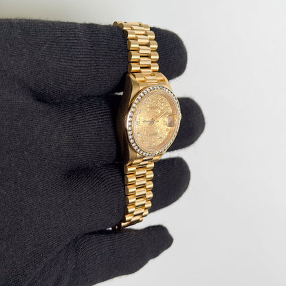 Rolex Datejust 26mm Champagne Dial Watch Ref# 69178 - Happy Jewelers Fine Jewelry Lifetime Warranty
