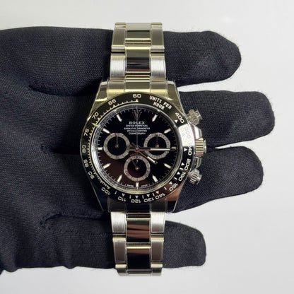 Rolex Daytona 40mm Black Dial Watch Ref# 126500LN - Happy Jewelers Fine Jewelry Lifetime Warranty