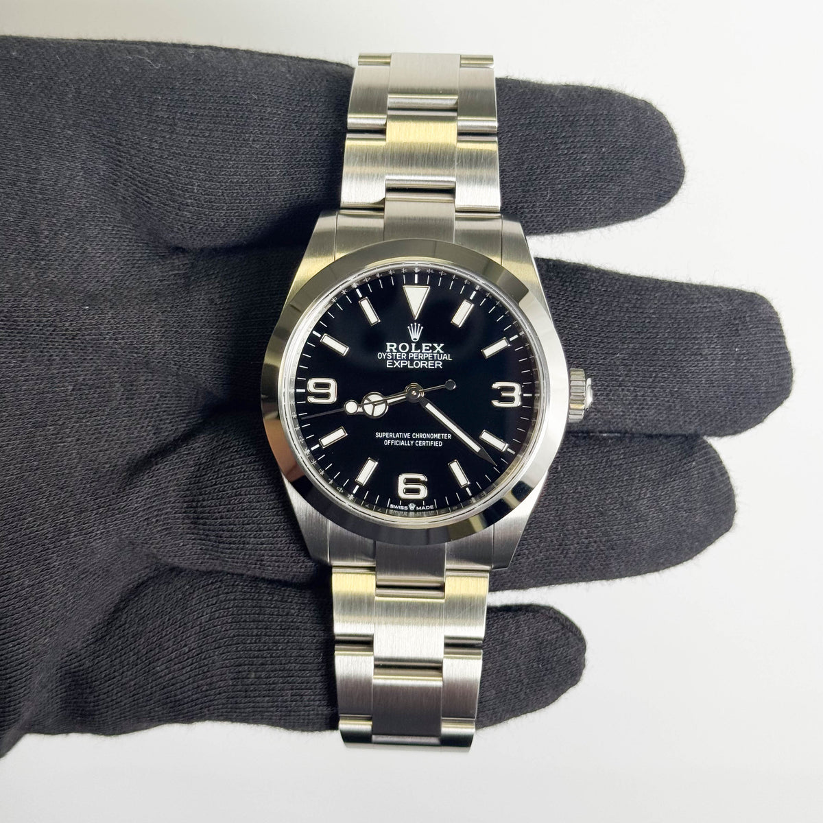 Rolex Explorer 40mm Black Dial Watch Ref# 224270