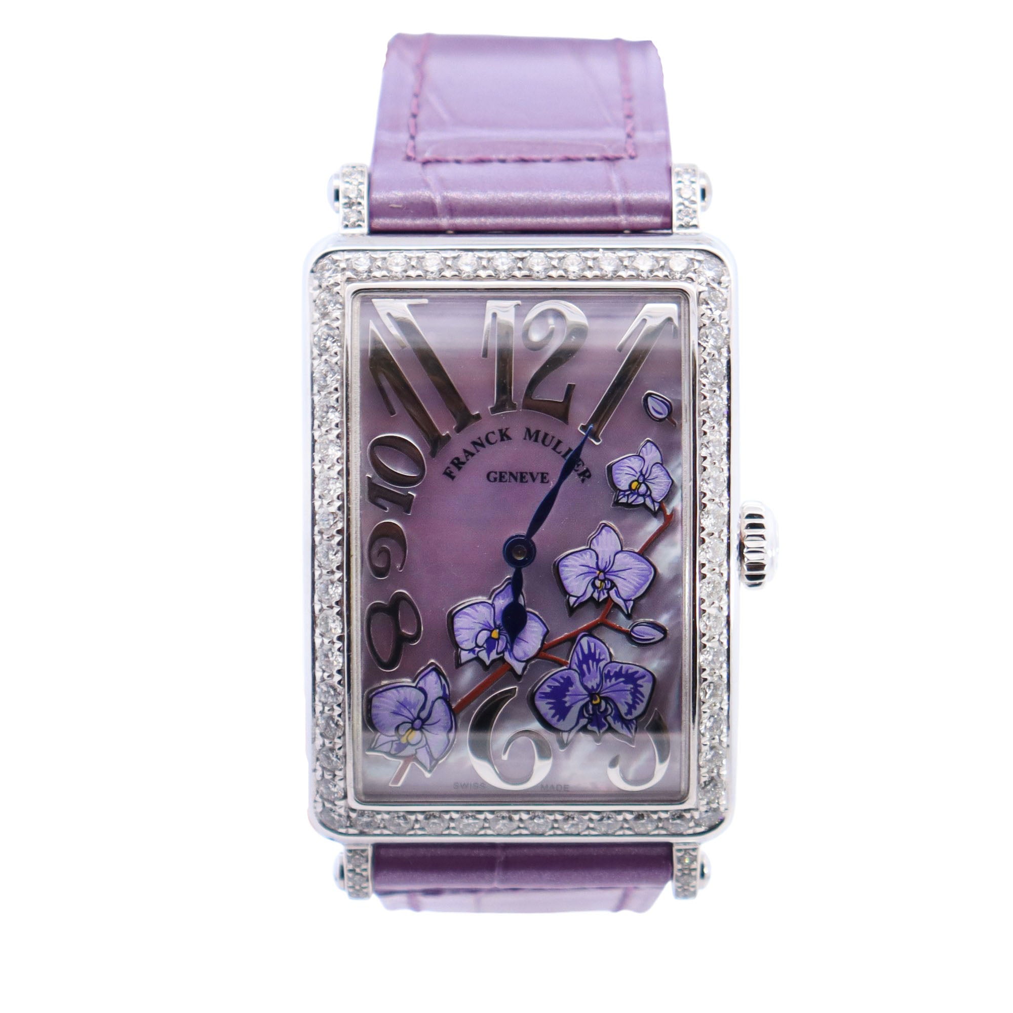 Franck Muller Long Island 26mm MOP Dial Watch Ref# 952 QZ REL MOP