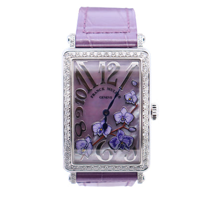 Franck Muller Long Island 26mm MOP Dial Watch Ref# 952 QZ REL MOP VL ORC D 1R LTD - Happy Jewelers Fine Jewelry Lifetime Warranty