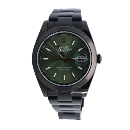 Rolex Datejust 41mm Olive Dial Watch Ref# 126300 - Happy Jewelers Fine Jewelry Lifetime Warranty