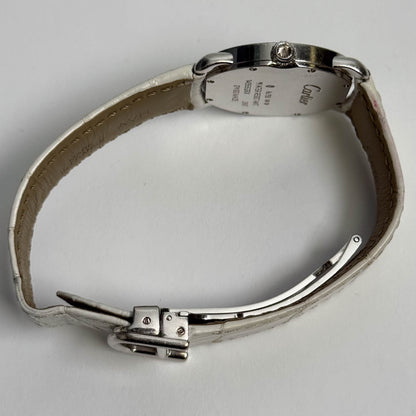 Cartier Ronde Louis 28mm 18K White Gold Ivory Roman Dial Watch Ref# WR000251