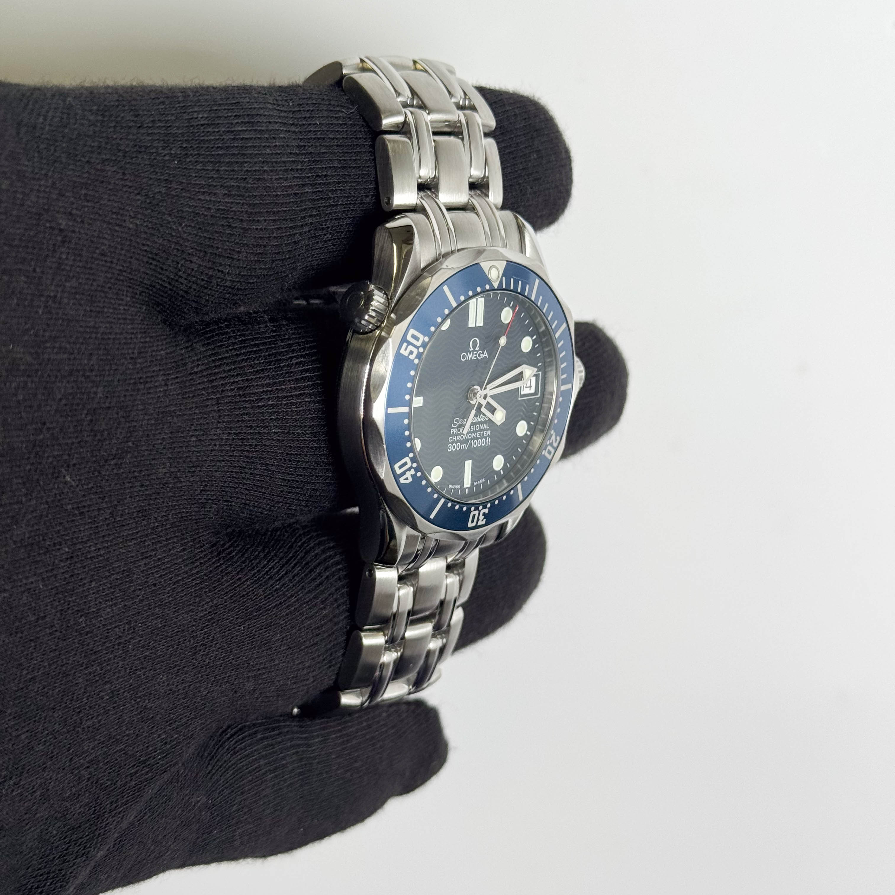 Omega Seamaster 36mm Blue Dial Watch Ref# 2551.80.00 - Happy Jewelers Fine Jewelry Lifetime Warranty