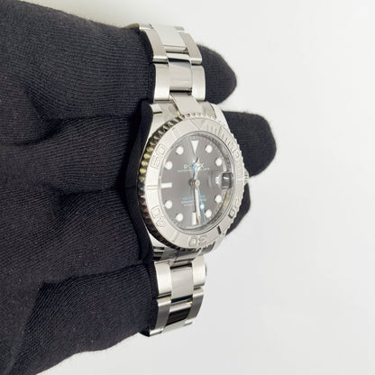 Rolex Yacht-Master 37mm Rhodium Dial Watch Ref# 268622