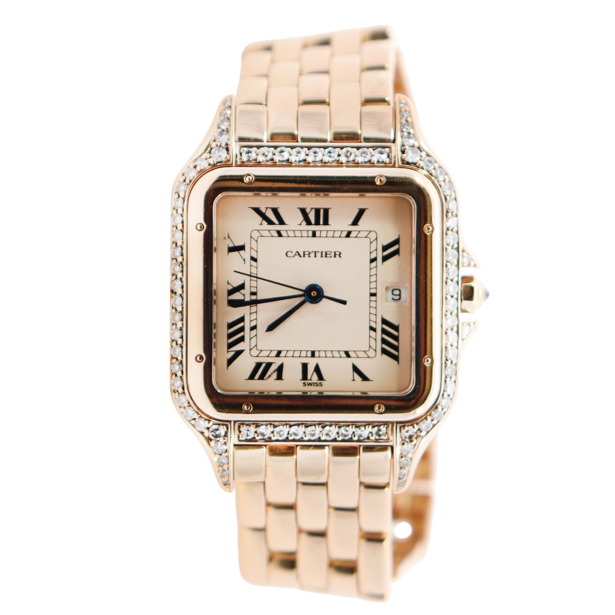 Cartier Panthere 27.5mm Ivory Dial Watch Ref# 88271147 - Happy Jewelers Fine Jewelry Lifetime Warranty