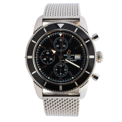 Breitling Superocean 46mm Black Dial Watch Ref# A13320 - Happy Jewelers Fine Jewelry Lifetime Warranty