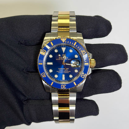 Rolex Submariner 40mm Blue Dial Watch Ref# 116613LB