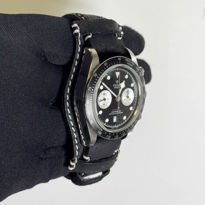 Tudor Black Bay Chrono 41mm Black Chronograph Dial Watch Ref# 79360N - Happy Jewelers Fine Jewelry Lifetime Warranty
