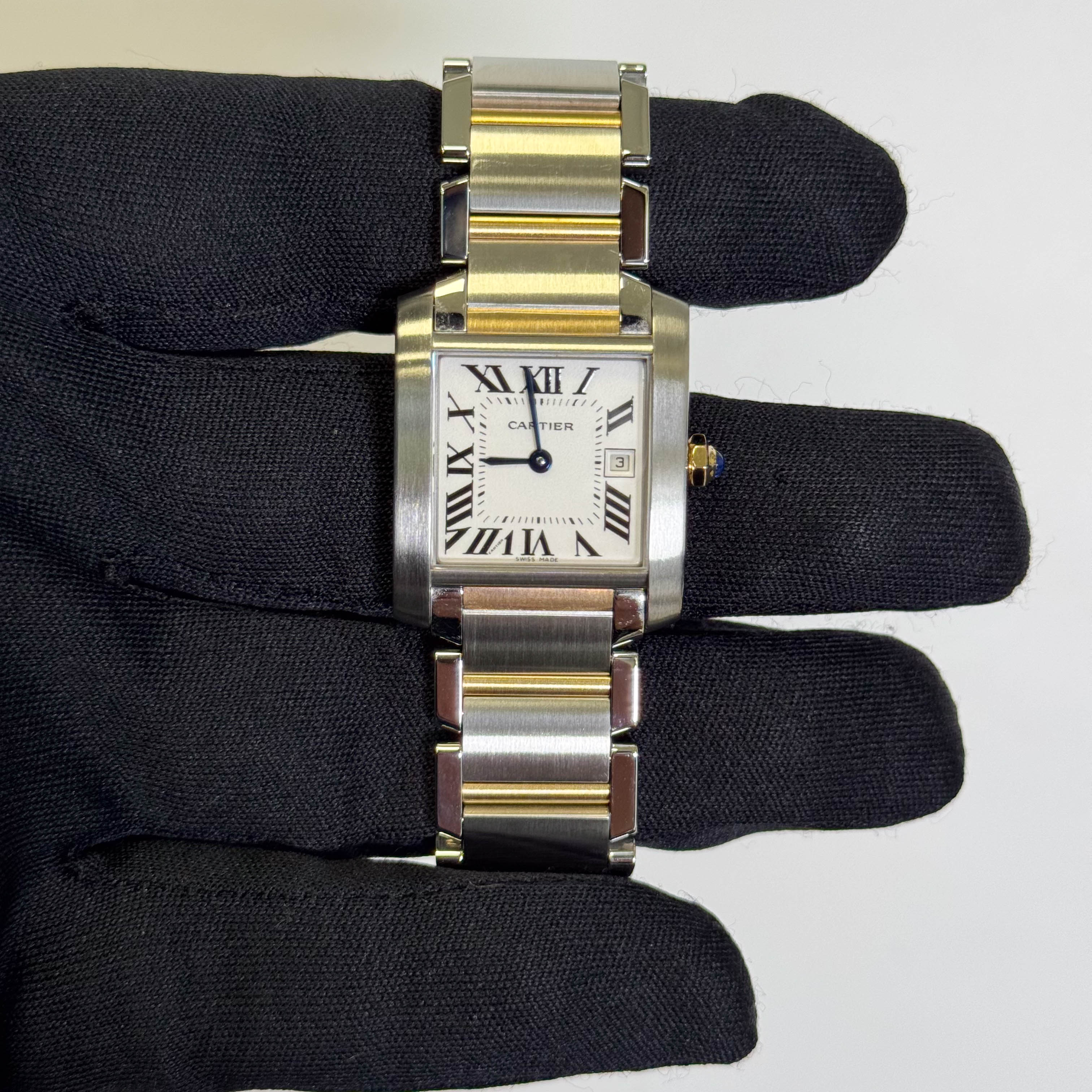 Cartier Tank 25mm White Dial Watch Ref# W51012Q4