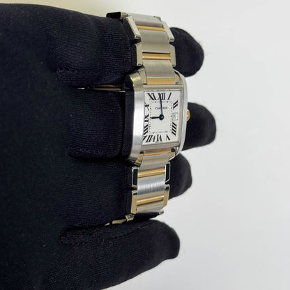 Cartier Tank 25mm White Dial Watch Ref# W51012Q4