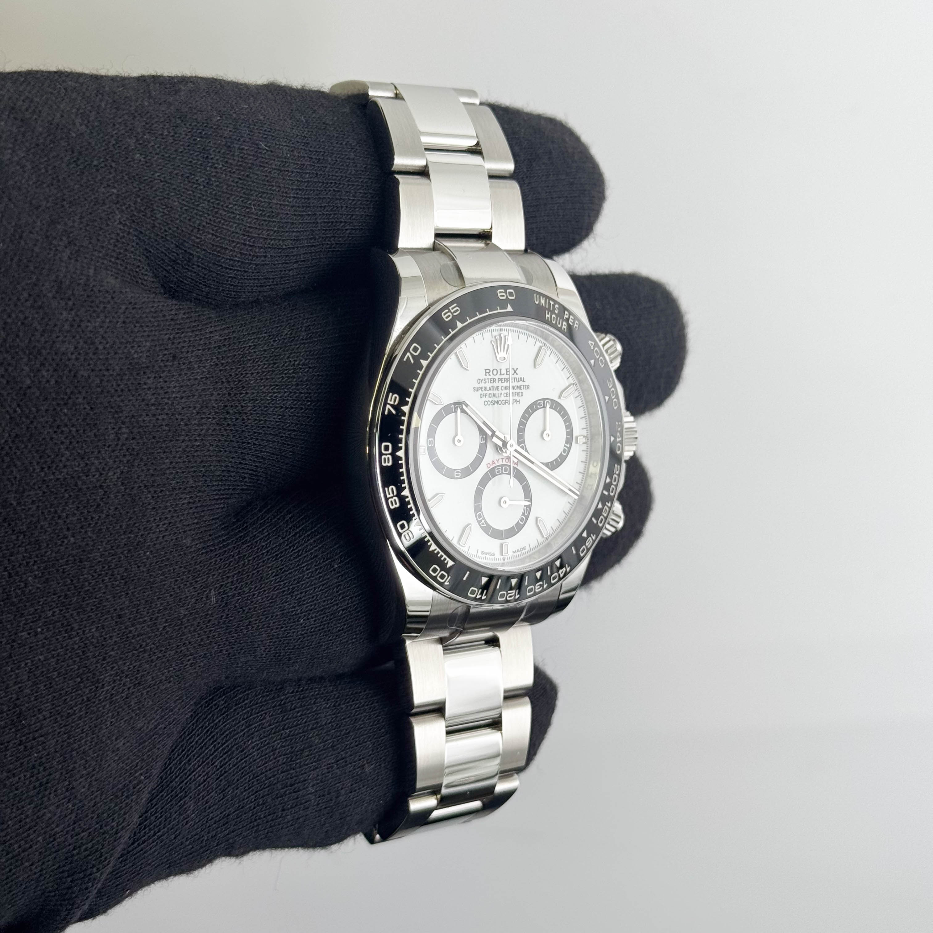 Rolex Daytona 40mm White Dial Watch Ref# 126500LN