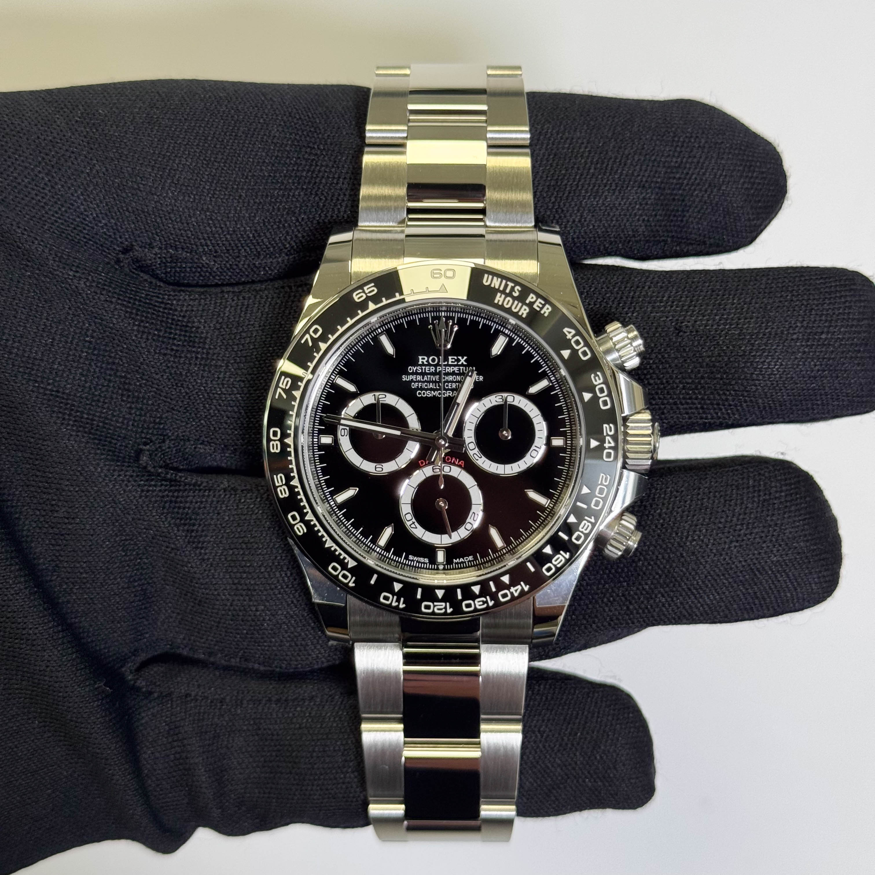Rolex Daytona 40mm Black Dial Watch Ref# 126500LN