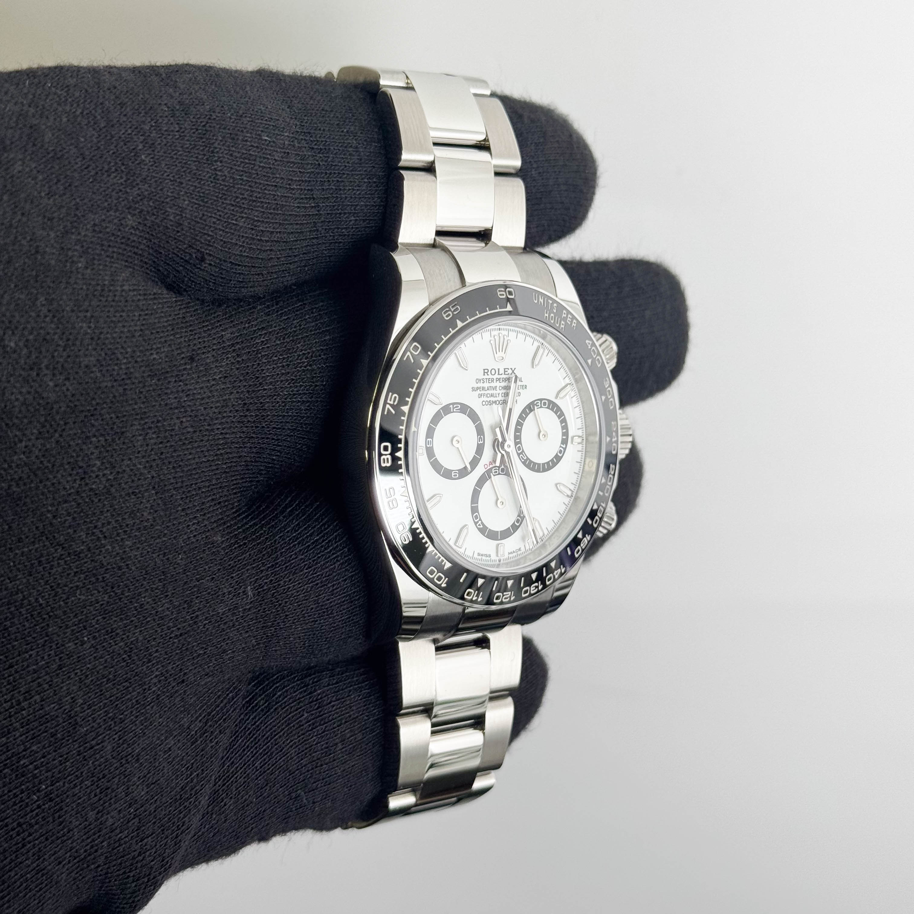 Rolex Daytona 40mm White Dial Watch Ref# 126500LN