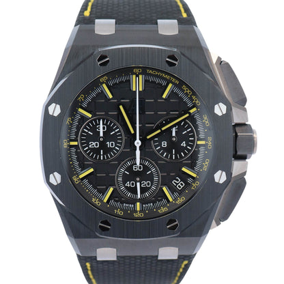 Audemars Piguet Royal Oak Offshore 43mm Black Dial Watch Ref# 26420CE.OO.A005VE.01 - Happy Jewelers Fine Jewelry Lifetime Warranty