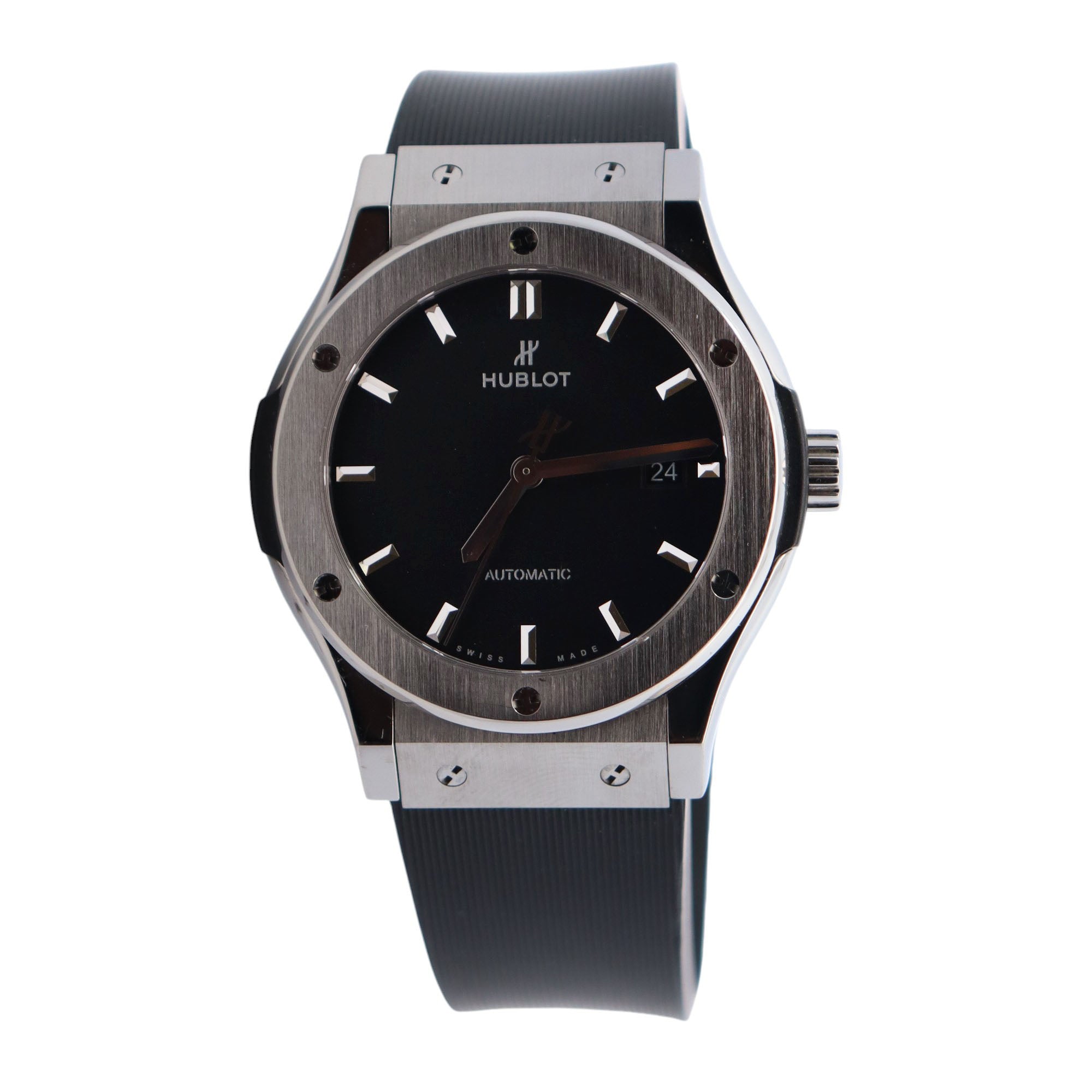 Hublot Classic Fusion 42mm Black Dial Watch Ref# 542.NX.1171.RX - Happy Jewelers Fine Jewelry Lifetime Warranty