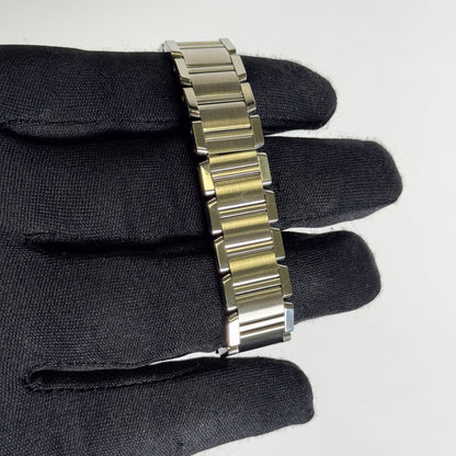 Cartier Tank Francaise Stainless Steel 20mm MOP Dial Watch Ref# W51028Q3 - Happy Jewelers Fine Jewelry Lifetime Warranty