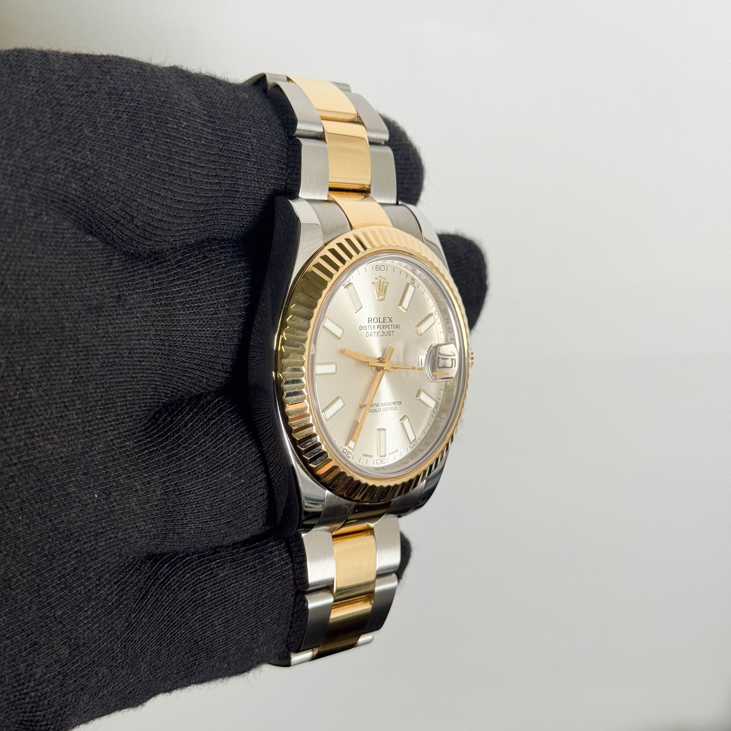 Rolex Datejust 41mm Ivory Dial Watch Ref# 116333