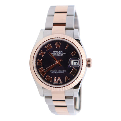 Rolex Datejust 31mm Purple Dial Watch Ref# 278271 - Happy Jewelers Fine Jewelry Lifetime Warranty