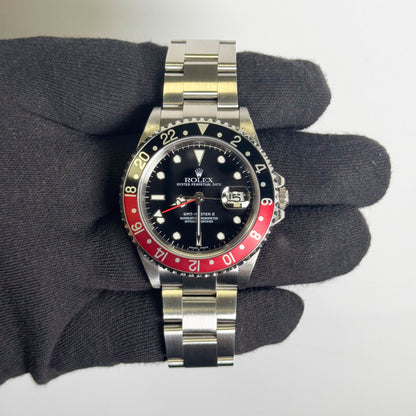 Rolex GMT-Master II 40mm Black Dial Watch Ref# 16710