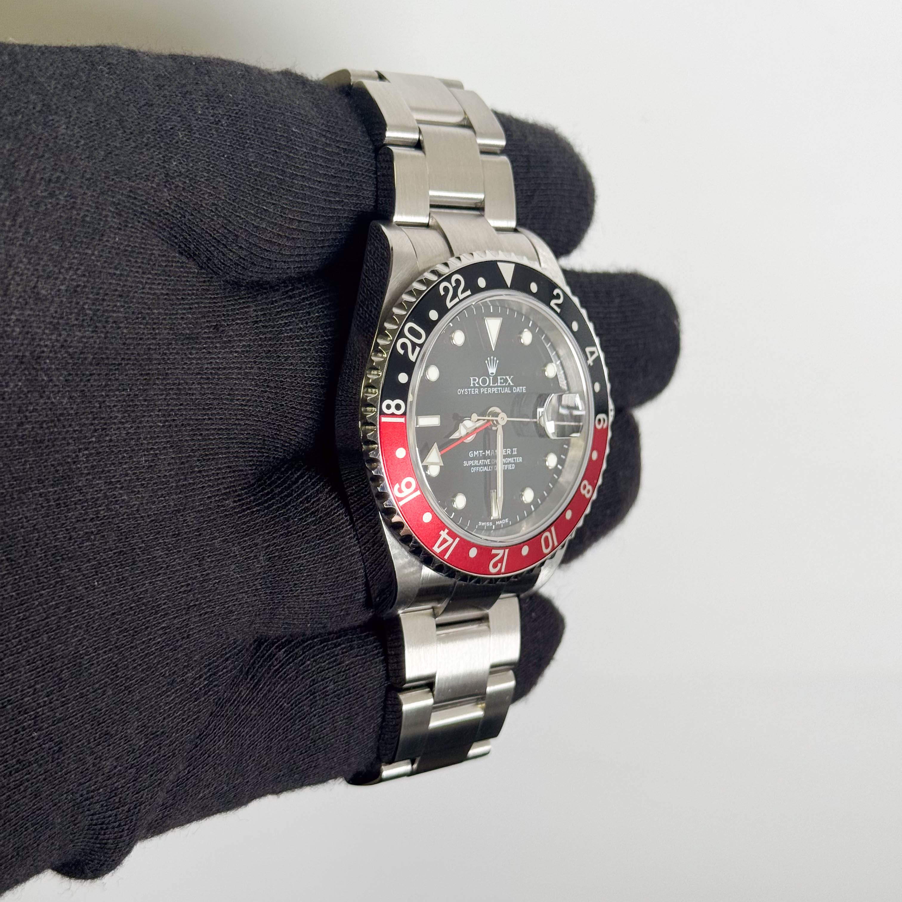 Rolex GMT-Master II 40mm Black Dial Watch Ref# 16710