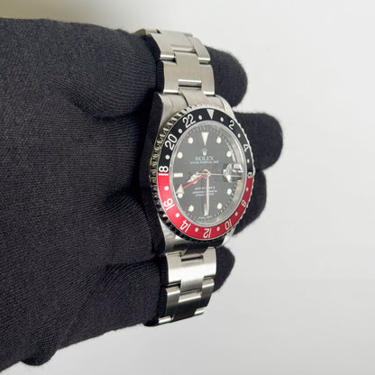 Rolex GMT-Master II 40mm Black Dial Watch Ref# 16710