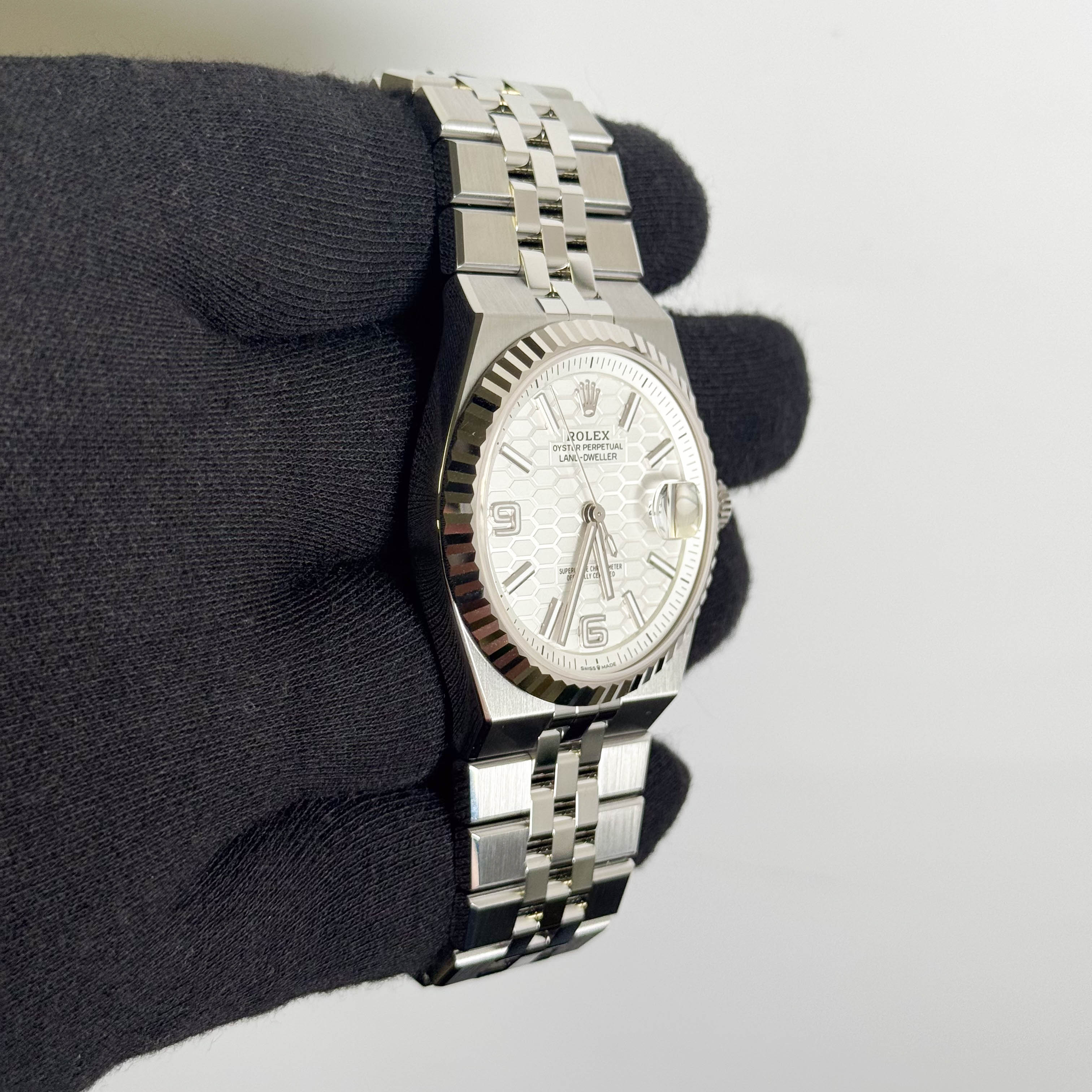 Rolex Land-Dweller 40mm White Dial Watch Ref # 127334