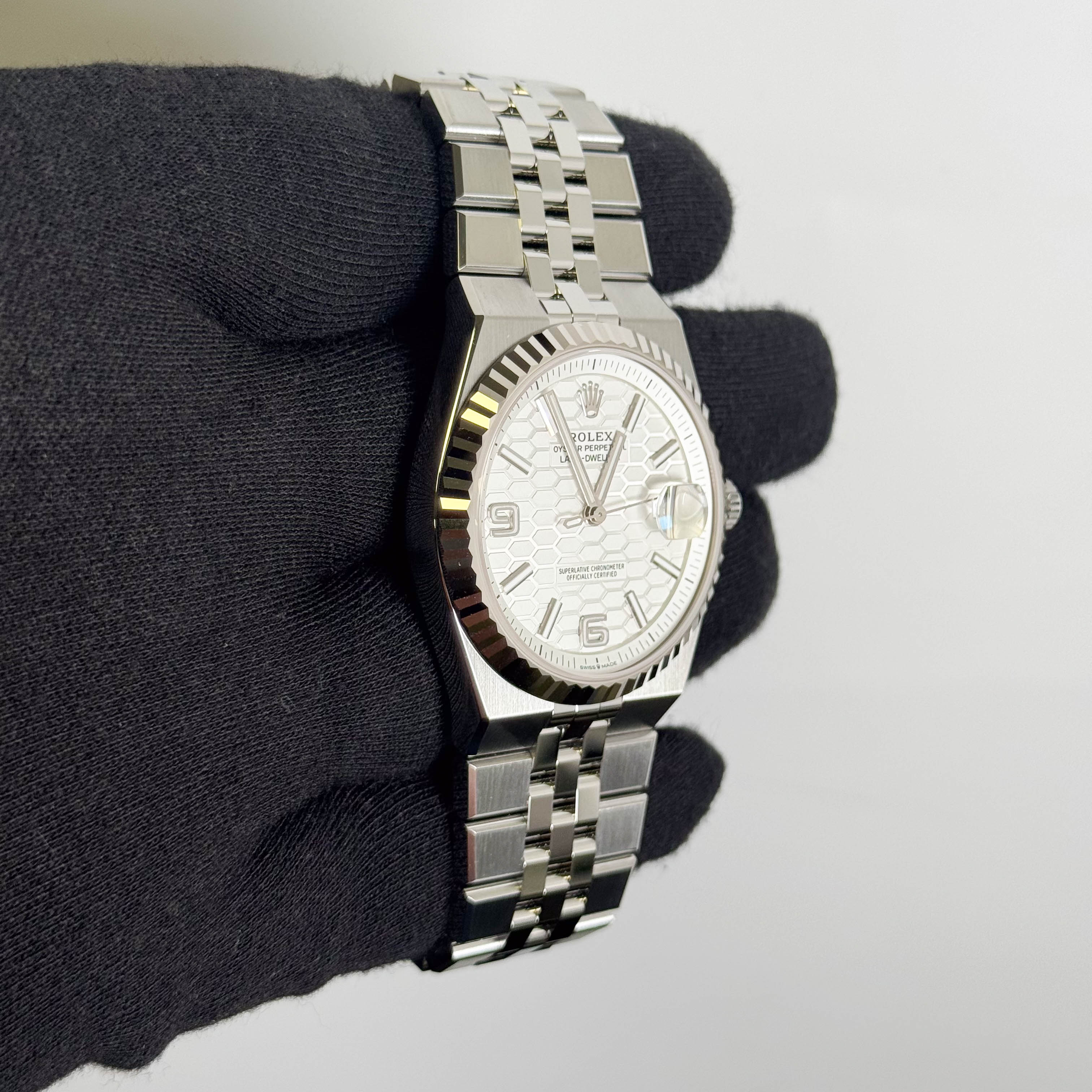 Rolex Land-Dweller 40mm White Dial Watch Ref # 127334
