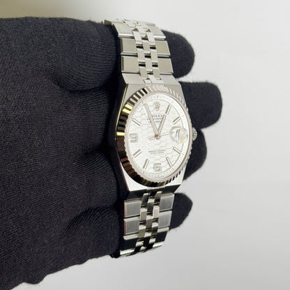 Rolex Land-Dweller 40mm White Dial Watch Ref # 127334