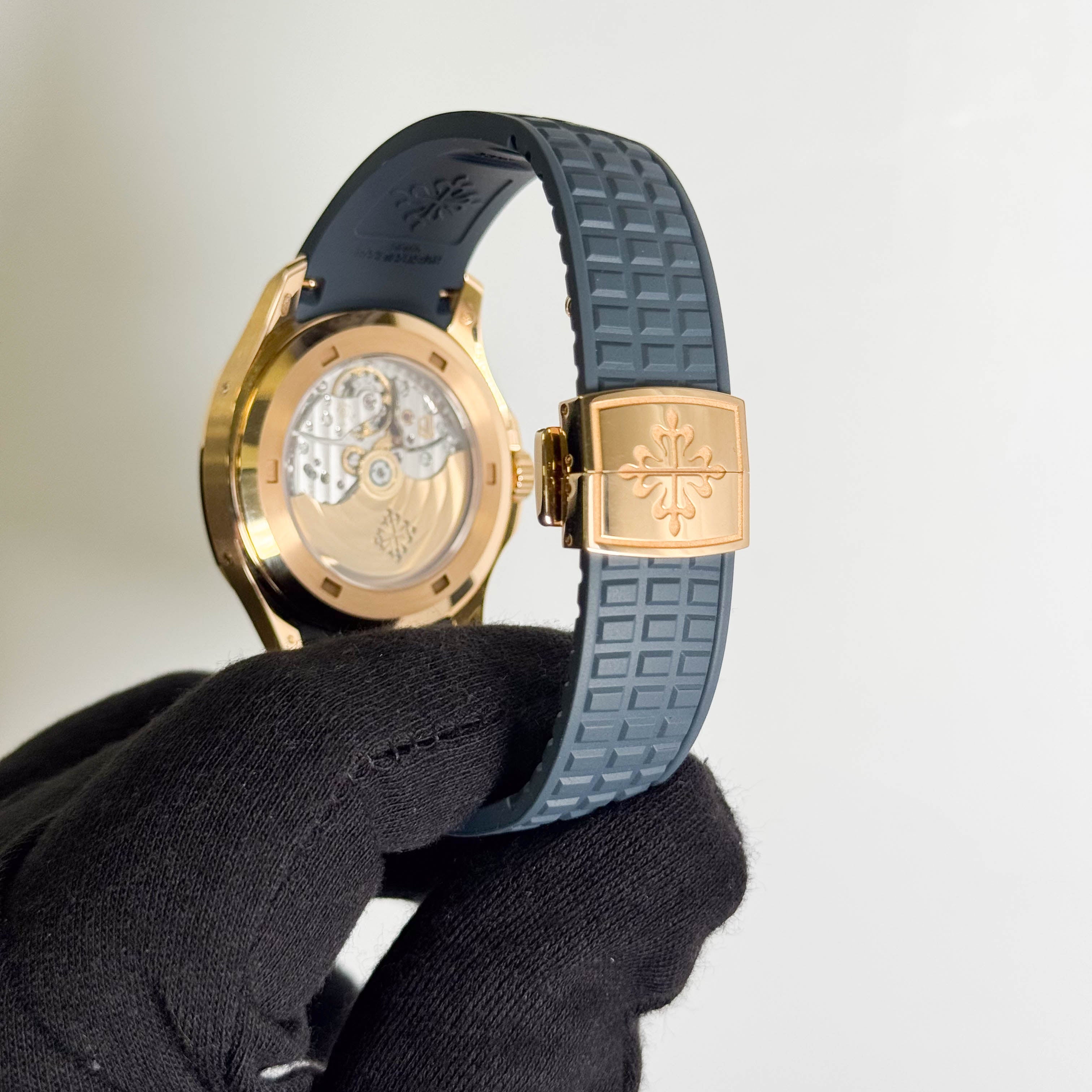 Patek Philippe Aquanaut 39mm Blue Dial Watch Ref# 5261R-001