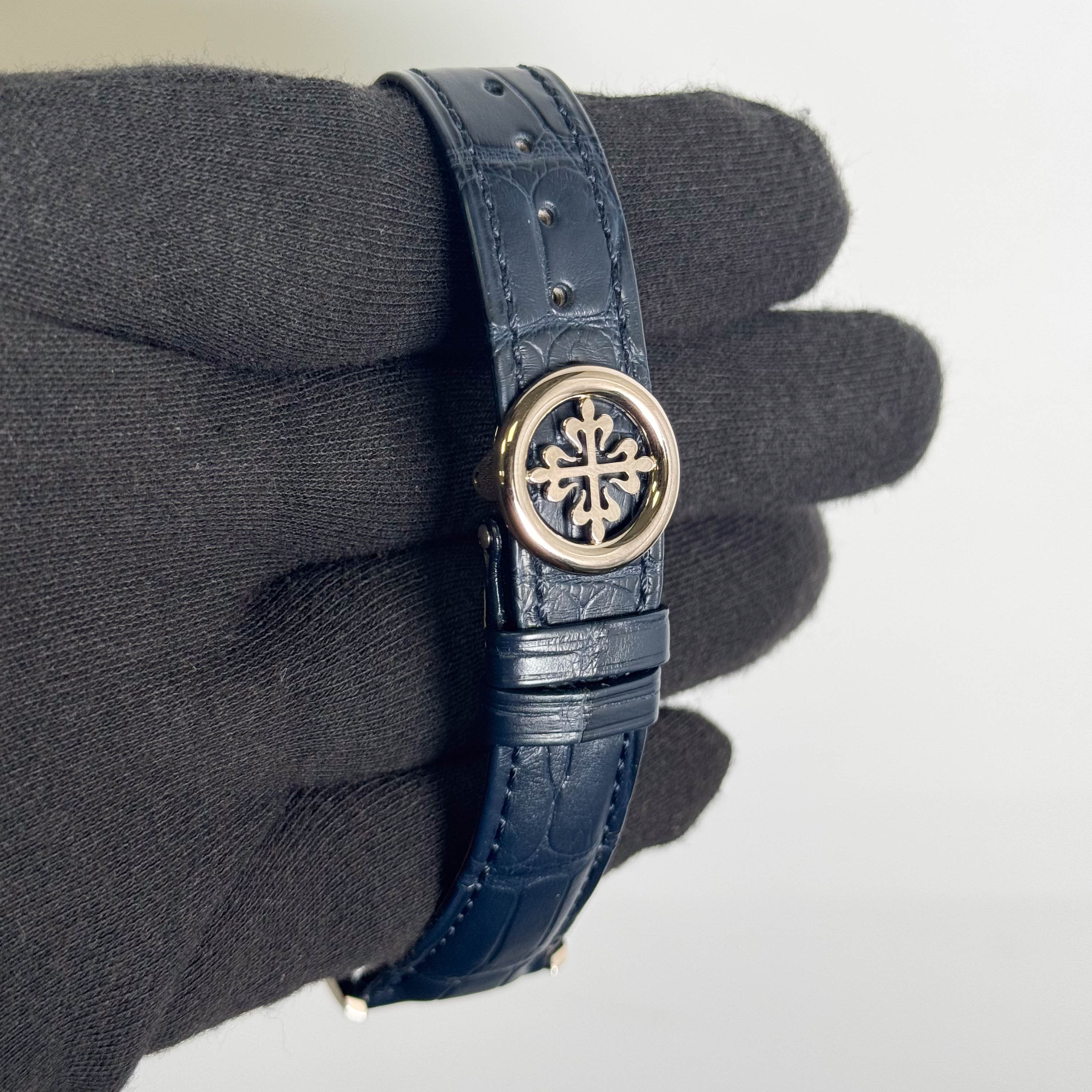 Patek Philippe World Time 39.5mm Blue Dial Watch Ref# 5930G-010