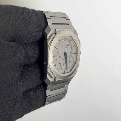 Bvlgari Octo Finissimo 40mm Grey Perpetual Calendar Dial Watch Ref: 103200