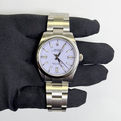 Rolex Oyster Perpetual 41mm Lilac Dial Watch Ref# 134300