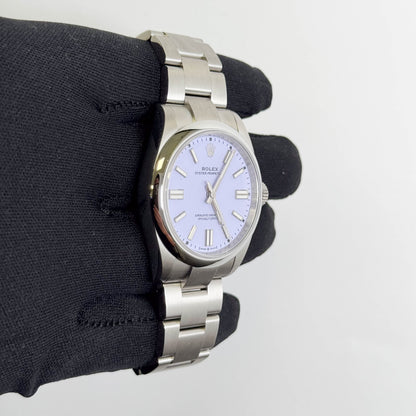 Rolex Oyster Perpetual 41mm Lilac Dial Watch Ref# 134300